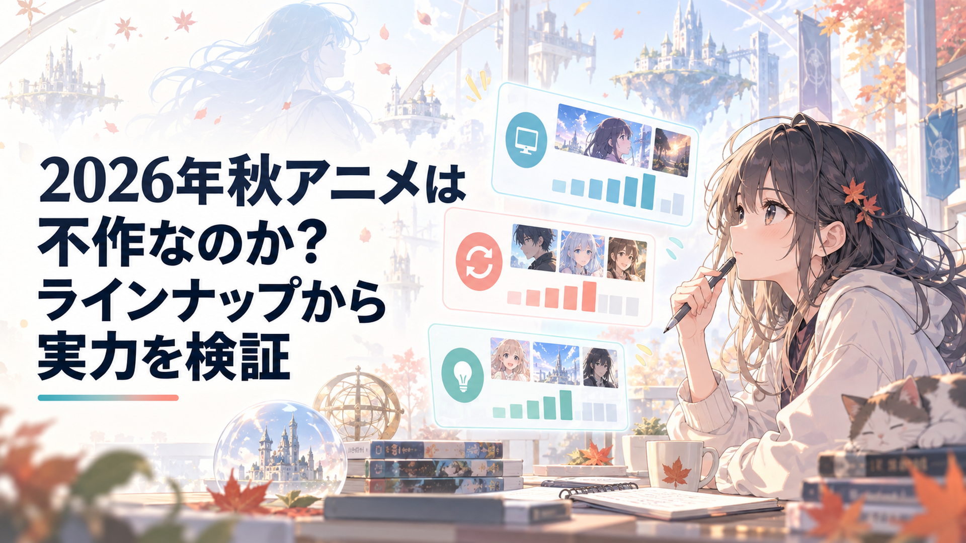 2026年秋アニメが不作なのか作品数と続編と完全新作から検証するファン