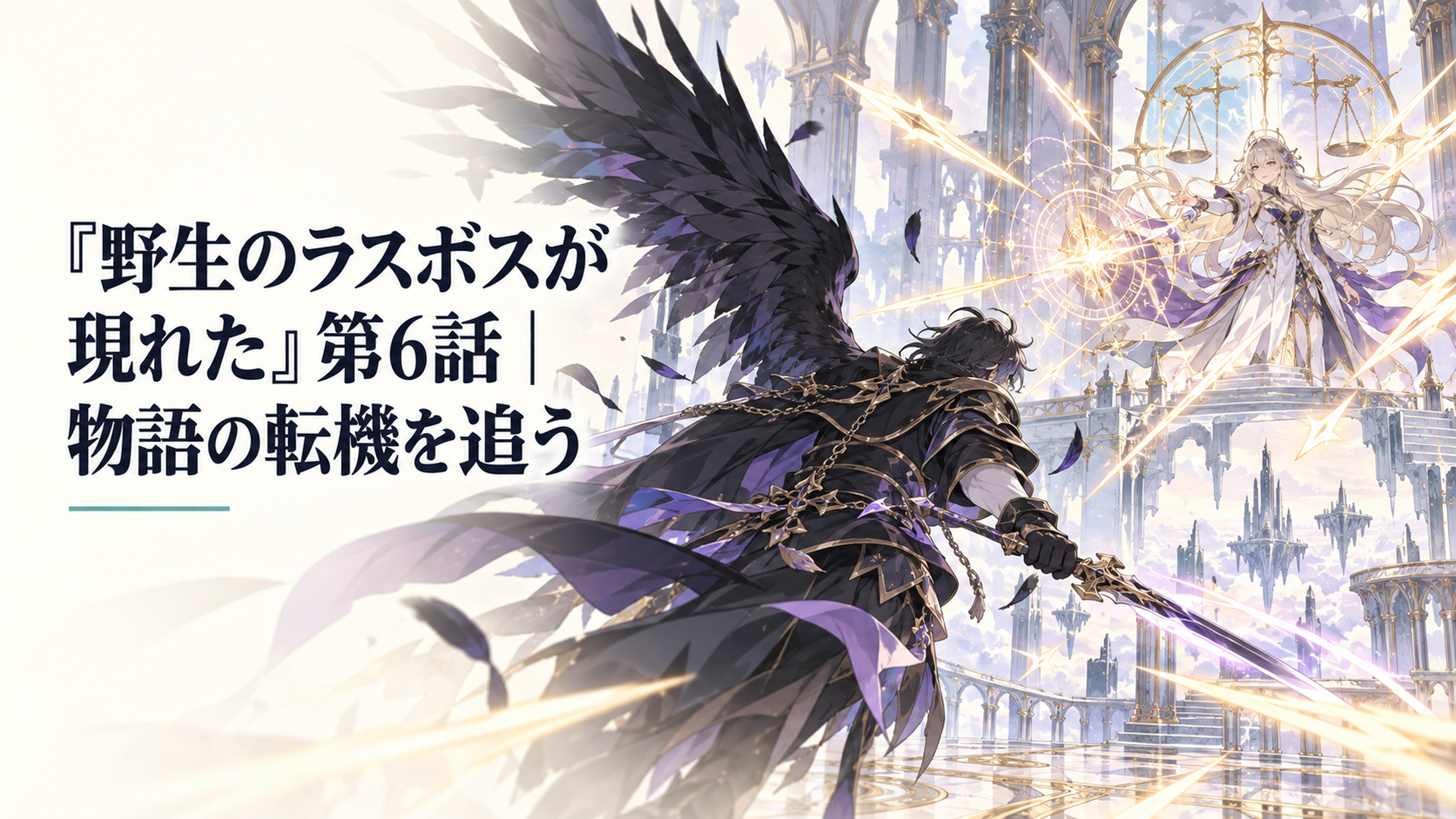 黒翼の王墓の最上階で攻撃を受けながらリーブラへ近づく黒翼のルファス